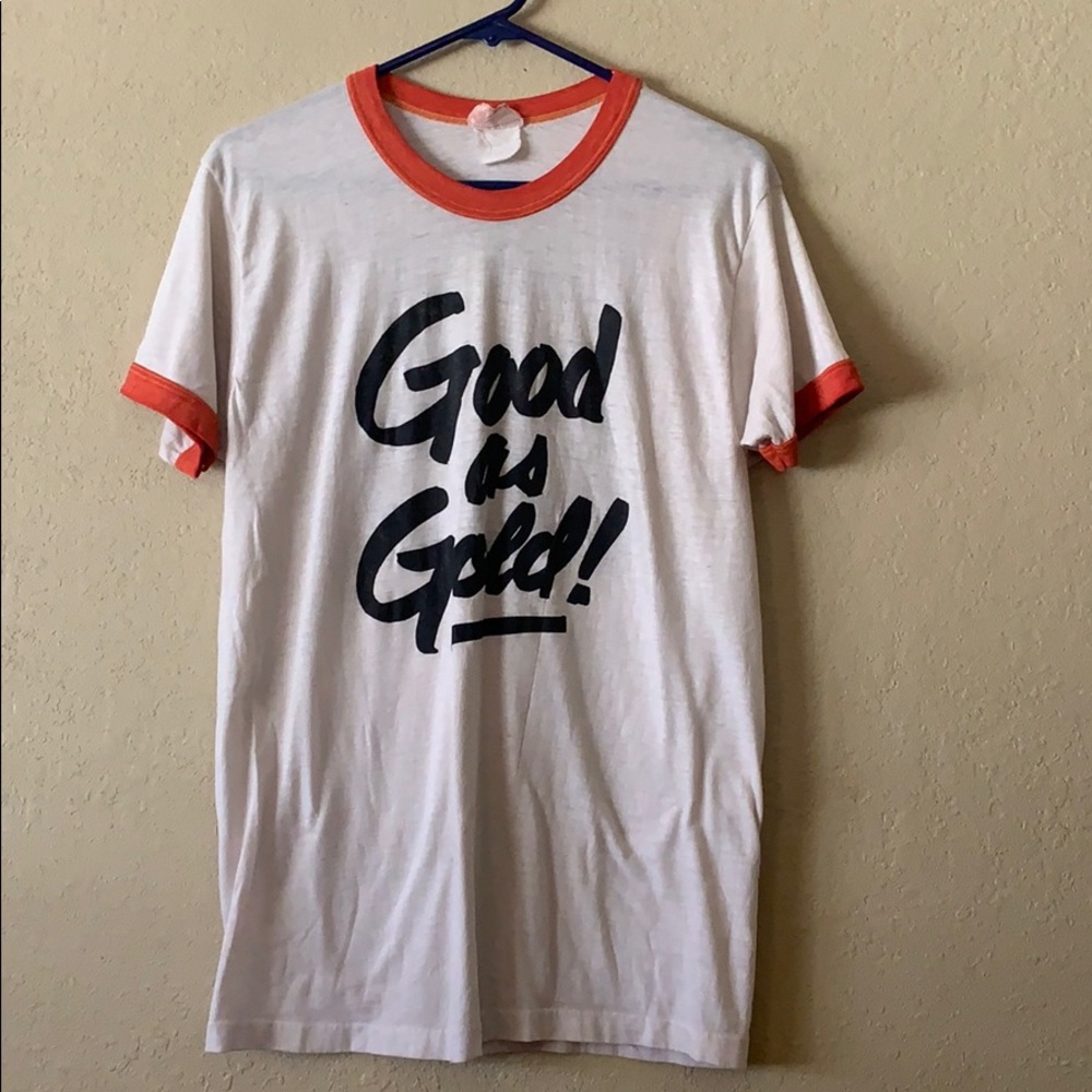 Paper thin distressed vintage tee